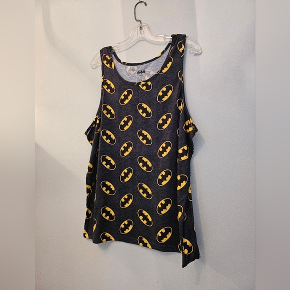 Batman Repeater Logo Graphic Tank Top | Size Large - Picture 6 of 8